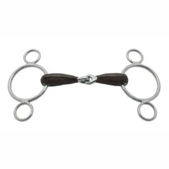 2 Ring Leather Gag Bit