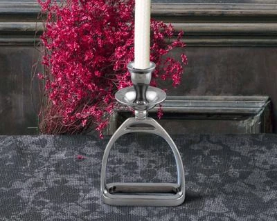 Stirrup Candle Stick By Arthur Court 2 Stirrup Candle Stick By Arthur Court - Image 2
