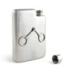 Equestrian Pewter Flask By Vagabond House