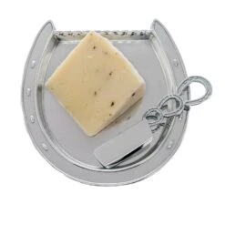 Horseshoe Plate With Server By Arthur Court