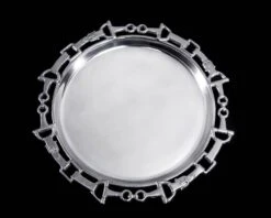 Equestrian 12″ Round Tray By Arthur Court