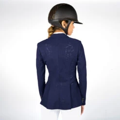 Samshield Alix Air Ladies Show Coat- Limited Edition -Equestrian Supply Store ALIX AIR TT navy Dos scaled
