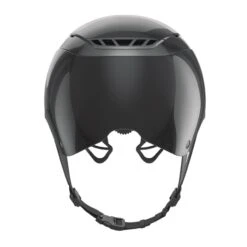 Abus Pikeur AirLuxe Chrome Short Visor Helmet -Equestrian Supply Store Abus AirLuxe Chrome Back
