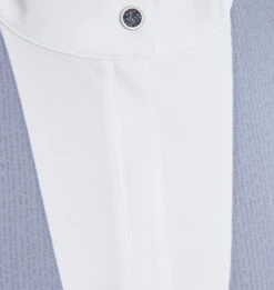 Samshield Apollina S23 Ladies Short Sleeve Shirt 12 Samshield Apollina S23 Ladies Short Sleeve Shirt -Equestrian Supply Store Apollina S23 Light Blue Glitter Close 1