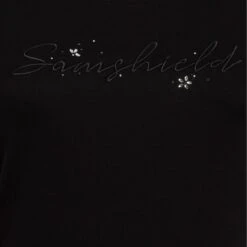 Samshield Axelle S23 Ladies T-Shirt 16 Samshield Axelle S23 Ladies T-Shirt -Equestrian Supply Store Axelle S23 Black Logo