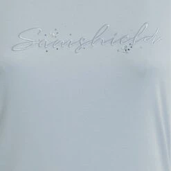 Samshield Axelle S23 Ladies T-Shirt 18 Samshield Axelle S23 Ladies T-Shirt -Equestrian Supply Store Axelle S23 Light Blue Logo
