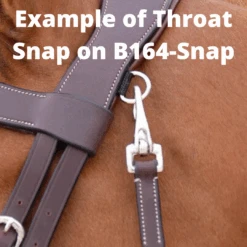 Dyon Working Flash Regular Or Snap Bridle 6 Dyon Working Flash Regular Or Snap Bridle -Equestrian Supply Store B164 Snap Throat Example