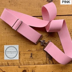1.5″ Surcingle Bedford-Jones Belts -Equestrian Supply Store Bedford Pink