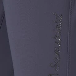 Samshield Clara Ladies High Waist Breeches -Equestrian Supply Store Clara Slate grey Crystals