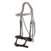 Dyon Double Noseband With Brass Fittings