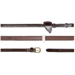 Dyon 1/2″ Rubber Lined Hunter Reins