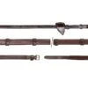 Dyon 5/8″ Rubber/Leather Reins With 7 Loops- Stainless Fittings