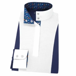 “Candy” Navy Essex Ladies Luna Long Sleeve Show Shirt