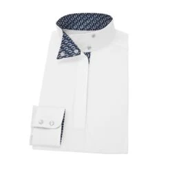 “Night Owl” Essex Ladies Wrap Collar Show Shirt