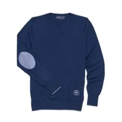 Essex Classics V-Neck Sweater -Equestrian Supply Store Essex V Sweater Navy