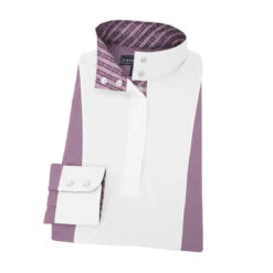 “Spurs” Plum Essex Ladies Luna Long Sleeve Show Shirt