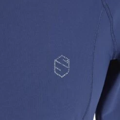 Samshield Evy Air S23 Ladies Long Sleeve Shirt 16 Samshield Evy Air S23 Ladies Long Sleeve Shirt -Equestrian Supply Store Evy Air S23 Midnight Blue logo