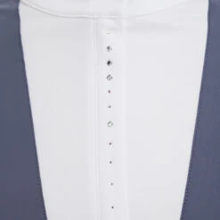 Samshield Faustina Crystal Long Sleeve Limited Edition Shirt 10 Samshield Faustina Crystal Long Sleeve Limited Edition Shirt -Equestrian Supply Store FAUSTINA CRYSTAL TEMPEST SILVER DETAIL