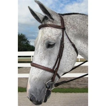 HDR Pro Mono Crown Padded Fancy Stitch Bridle 1 HDR Pro Mono Crown Padded Fancy Stitch Bridle