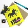 HBD Pony Charm Card – Hunt Seat Paper Co.