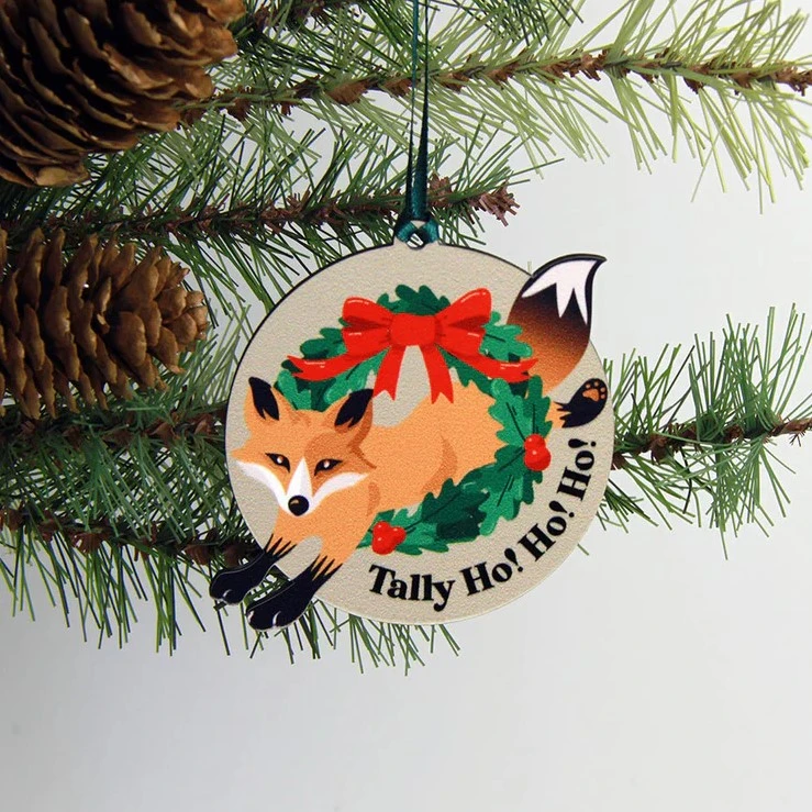 Tally Ho! Fox Ornament – Hunt Seat Paper Co 1 Tally Ho! Fox Ornament – Hunt Seat Paper Co