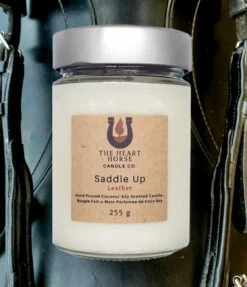 Heart Horse Candle Company 255g/9oz 14 Heart Horse Candle Company 255g/9oz -Equestrian Supply Store HeartHorse SaddleUp1