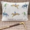 HORSE’ing Around Linen Cushion