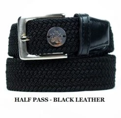 Hunt Club Derby Stretch Belts 30 Hunt Club Derby Stretch Belts -Equestrian Supply Store Hunt Club Half Pass Black