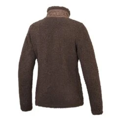 Kingsland KLadria Ladies Shepherd Fleece Jacket -Equestrian Supply Store KL KLadira Brown Chocolate Back