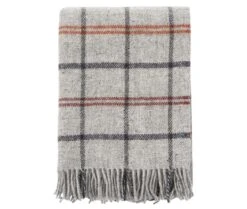 Klippan Tartan Wool Throw 6 Klippan Tartan Wool Throw -Equestrian Supply Store Klippan Tartan Light Grey