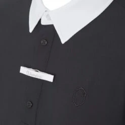 Samshield Comet S23 Mens Long Sleeve Shirt -Equestrian Supply Store Mens Comet S23 Front close up