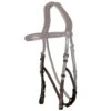 Dyon Hackamore Cheek Pieces With Stainless Fittings