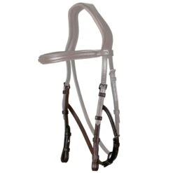 Dyon Hackamore Cheek Pieces With Stainless Fittings