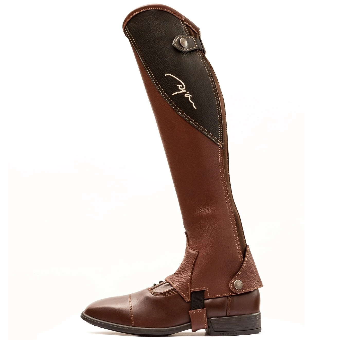 Dyon Original Black/Brown Half Chap 1 Dyon Original Black/Brown Half Chap