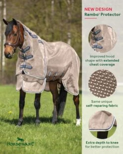 Rambo Protector By Horseware Ireland -Equestrian Supply Store Rambo Protector New features