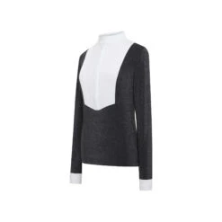 Samshield Sophia Limited Edition Long Sleeve Shirt -Equestrian Supply Store SOPHIA BLACK LUREX FACE