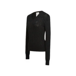 Samshield Lisa Twisted Knit Sweater A22 Limited Edition -Equestrian Supply Store SQUARE LISA TWISTED BLACK FACE
