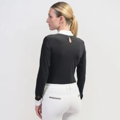 Samshield Aloise Long Sleeve A23 Limited Edition Shirt -Equestrian Supply Store Samshield Aloise Black Back