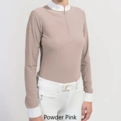 Samshield Aloise Long Sleeve A23 Limited Edition Shirt -Equestrian Supply Store Samshield Aloise Powder Pink