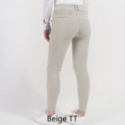 Samshield Clara Ladies High Waist Breeches -Equestrian Supply Store Samshield Clara Beige TT Back