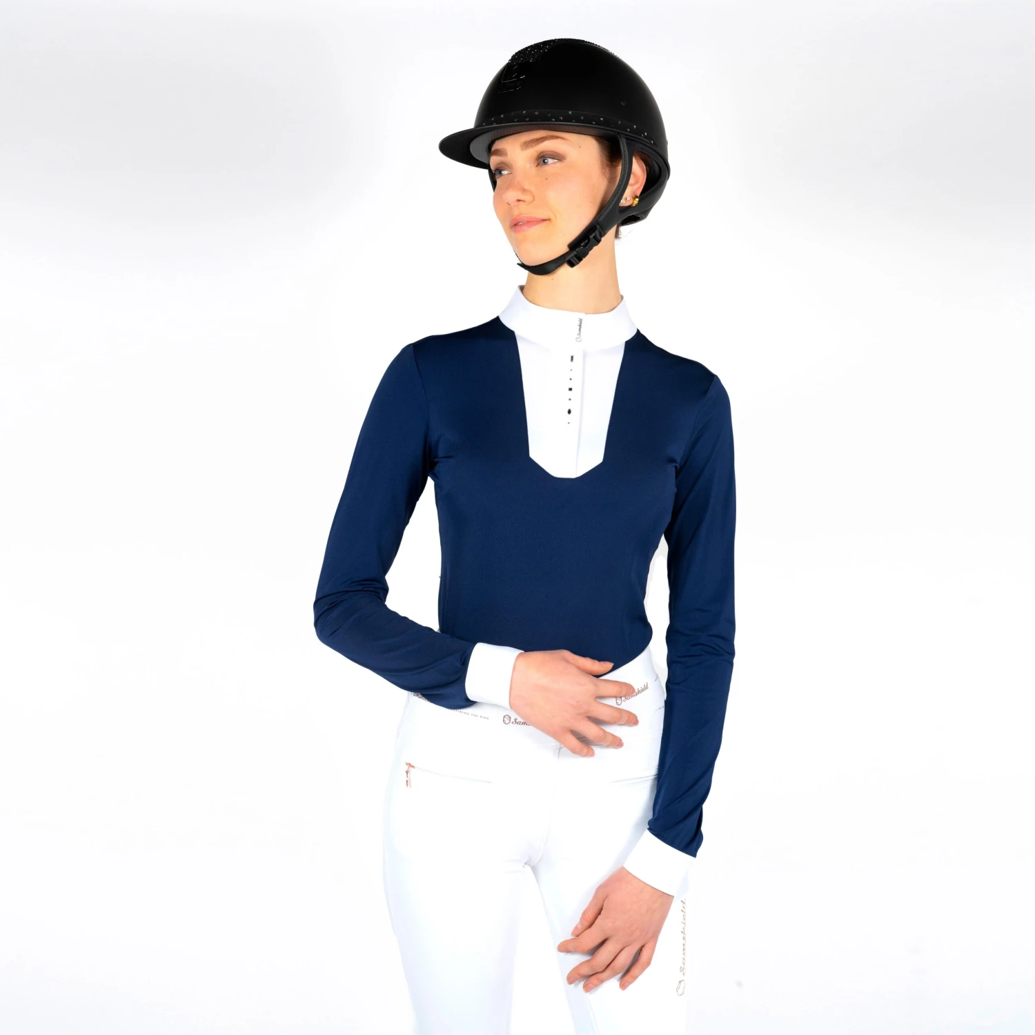 Samshield Faustina Holographic Ladies Long Sleeve Shirt- Limited Edition 2 Samshield Faustina Holographic Ladies Long Sleeve Shirt- Limited Edition - Image 2