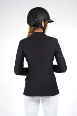 Samshield Matt Florida Ladies Show Jacket-Limited Edition -Equestrian Supply Store Samshield SS22 Florida Matte Black Back scaled