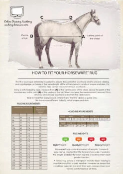 Rambo Protector By Horseware Ireland -Equestrian Supply Store Size Chart 17 scaled