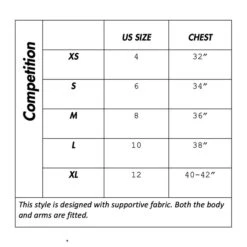 TKEQ Sloan Long Sleeve Competition Shirt -Equestrian Supply Store TKEQ Competition Size Chart