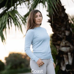 TKEQ Essential Crewneck Sweater -Equestrian Supply Store TKEQ Essential Crewneck Coast