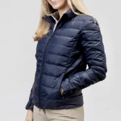 TKEQ “EZ” Packable Down Jacket -Equestrian Supply Store TKEQ Ez Jacket Navy