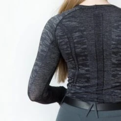 TKEQ Kennedy Seamless Long Sleeve Performance Shirt -Equestrian Supply Store TKEQ Kennedy Long Camo Back