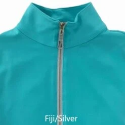 Tailored Sportsman Ladies Icefil Long Sleeve Shirt -Equestrian Supply Store TS Icefil Fiji Silver 1
