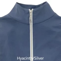 Tailored Sportsman Ladies Icefil Long Sleeve Shirt -Equestrian Supply Store TS Icefil Hyacinth Silver
