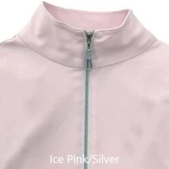 Tailored Sportsman Ladies Icefil Long Sleeve Shirt -Equestrian Supply Store TS Icefil Ice Pink Silver 1